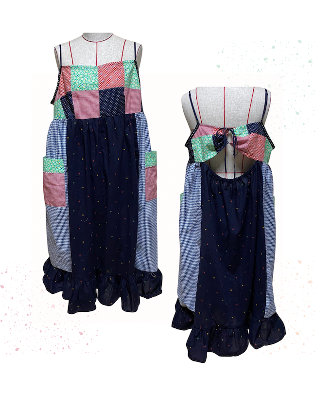 アップサイクル　キャミワンピ